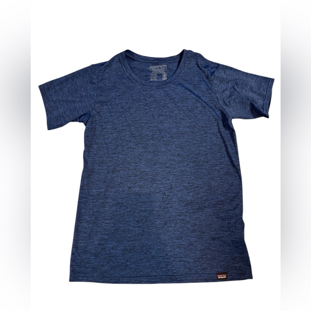 Patagonia Cool Daily Blue Short Sleeve Tee
